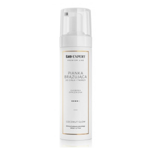 TanExpert - Premium Line Coconut Glow, 200ml - Pianka brązująca do twarzy i ciała Głęboka Opalenizna