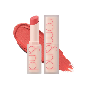 rom&nd - Zero Matte Lipstick 06 Awesome, 3g - matowa pomadka do ust w odcieniu jasnego różu