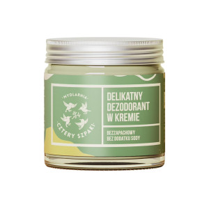 CZTERY SZPAKI - Delikatny dezodorant w kremie bezzapachowy, 60ml