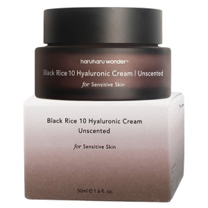 HaruHaru Wonder - Black Rice 10 Hyaluronic Cream Unscented, 50ml - nawilżający krem do twarzy