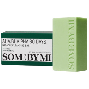 SOME BY MI - AHA BHA PHA 30 Days Miracle Cleansing Bar, 95g - przeciwtrądzikowe mydło do mycia twarzy