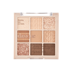 Dasique - Shadow Palette #15 Beige Knit, 8.7g - paleta 9 cieni do powiek w odcieniach beżu i brązu