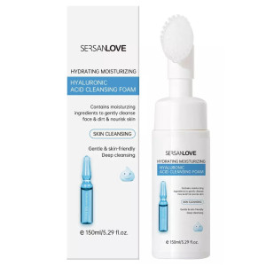 SERSANLOVE - Hyaluronic Acid Cleansing Foam, 150 ml - Pianka do mycia twarzy z Kwasem Hialuronowym 2%