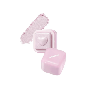 Colorgram - Milk Bling Heartlighter #02 Pink Heart, 2.2g - rozświetlacz serduszko różowy