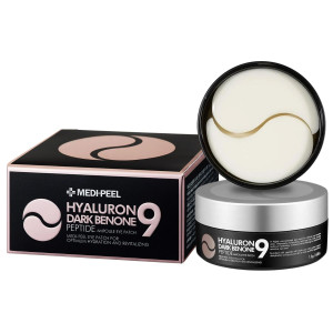 MEDI-PEEL - Hyaluron Dark Benone Peptide 9 Ampoule Eye Patch 60szt - płatki pod oczy z peptydami