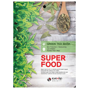 EYENLIP Beauty - Super Food Green Tea Mask, 23 ml - maska w płachcie z ekstarktem z zielonej herbaty