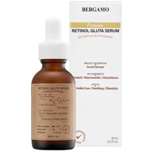 BERGAMO - Retinol Gluta Serum, 30 ml - serum do twarzy z retinolem i glutationem