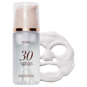 MENOKIN - 30 Seconds Quick Bubble Mask MOIST, 95 ml - nawilżająca maska bąbelkowa do twarzy