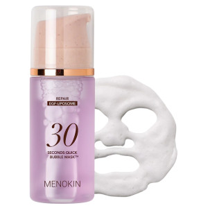 MENOKIN - 30 Seconds Quick Bubble Mask REPAIR, 95 ml - odbudowująca maska bąbelkowa do twarzy