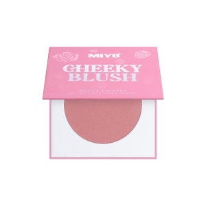 MIYO - Cheeky Blush Rouge 02 Sweet Liar, 9.5g - brzoskwiniowo-różowy róż rozświetlający do policzków