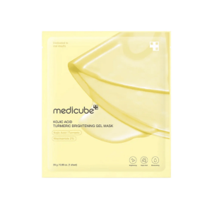 Medicube - Kojic Acid Turmeric Brightening Gel Mask, 28g - rozjaśniająca żelowa maseczka z kurkumą i kwasem kojowym