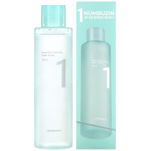 Numbuzin - No.1 Pure-full Calming Herb Toner, 300ml - kojący tonik do twarzy