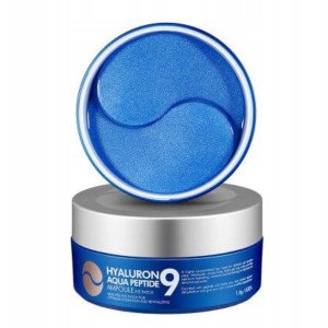 MEDI-PEEL - Hyaluron Aqua Peptide 9 Ampoule Eye Patch, 60szt - wygładzające hydrożelowe płatki pod oczy