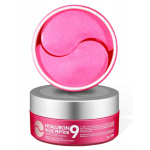 MEDI-PEEL - Hyaluron Rose Peptide9 Ampoule Eye Patch, 60szt - nawilżające hydrożelowe płatki pod oczy
