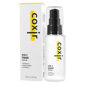 COXIR - Vita C Bright Serum - Serum wygładzające koloryt skóry z witaminą C, 50ml