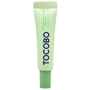 TOCOBO - Cica Calming Sun Serum SPF50+ PA++++, 10 ml - przeciwsłoneczne serum do twarzy