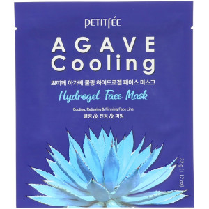 Petitfee - Agave Cooling Hydrogel Face Mask, 32g - hydrożelowa maska ​​do twarzy o działaniu chłodzącym