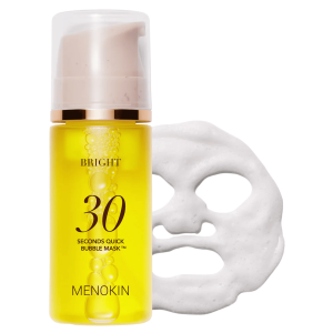 MENOKIN - 30 Seconds Quick Bubble Mask BRIGHT, 95 ml - rozjaśniająca maska bąbelkowa do twarzy