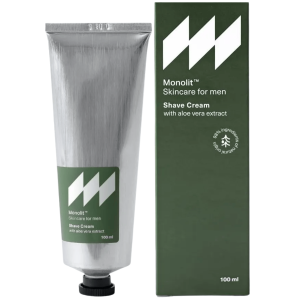 MONOLIT - Krem do golenia z ekstraktem z aloesu do każdego rodzaju skóry, 100ml