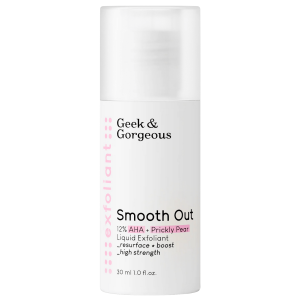 Geek & Gorgeous - Smooth Out AHA 12 %, 30ml - silny eksfoliant przeciwdziałający efektom starzenia