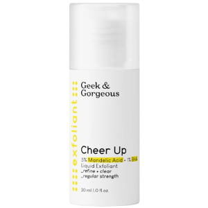 Geek & Gorgeous - Cheer Up - 5% kwas migdałowy + 1%BHA, 30ml - średni eksfoliant do cery mieszanej i trądzikowej