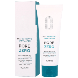 Be The Skin - BHA+ Pore Zero 30 Second Exfoliator, 100g - peeling do twarzy z kwasami AHA i BHA