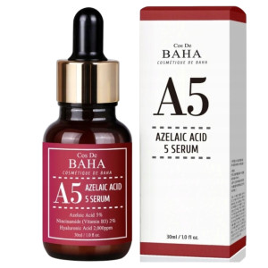 COS DE BAHA - A5 Azelaic Acid 5 Serum, 30 ml - wielozadaniowe serum do twarzy z 5% kwasem azelainowym