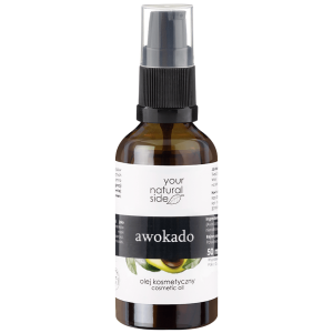Your Natural Side - Avocado Oil, 50 ml - olej awokado do twarzy, ciała i włosów