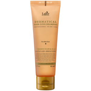 LADOR - Dermatical Hair-Loss Shampoo For Thin Hair, 50 ml - wzmacniający szampon do włosów