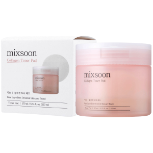 MIXSOON - Collagen Toner Pad, 110 szt - nawilżające płatki tonizujące do twarzy