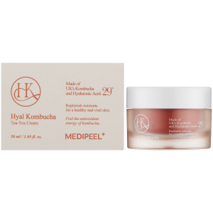 MEDI-PEEL - Hyal Kombucha Tea-Tox Cream, 50ml - nawilżająco-regenerujący krem do twarzy