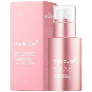 Medicube - PDRN Pink Collagen Exosome Shot Serum 2000, 30 ml - delikatne serum do twarzy z PDRN i egzosomami
