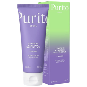 PURITO - SEOUL Luminous Ceramide Sleeping Pack, 100 ml - regenerująca maska na noc