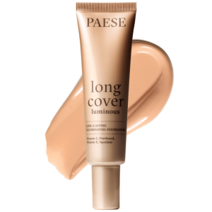 PAESE - Long Cover Luminous Brightening Foundation 1.5W Beige, 30 ml - rozświetlający podkład do twarzy