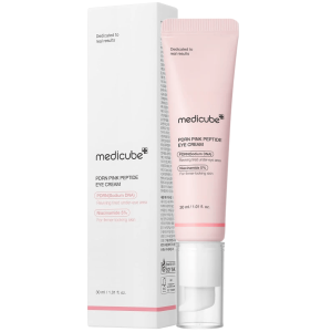 Medicube - PDRN Pink Peptide Eye Cream, 30 ml - peptydowy krem pod oczy z PDRN i niacynamidem