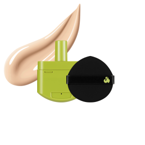 UNLEASHIA - Satin Wear Healthy-Green Cushion Re-Feel 18N Butter Vanilla SPF30 PA++, 15 g - satynowy podkład w formie cushion uzupełnienie