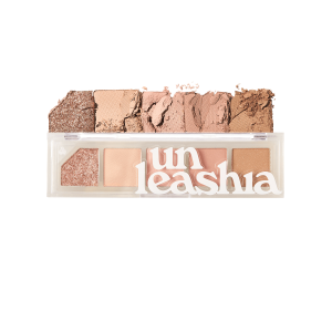 UNLEASHIA - Mood Shower Face Palette No.2 Rose Shower, 4 g - paleta 5 cieni do powiek nude