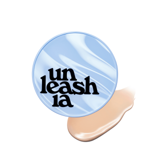 UNLEASHIA - Babe Skin Baby Blue Cushion 23W Jolly SPF 40 PA++, 15g - podkład w formie cushion w odcieniu ciepłego beżu