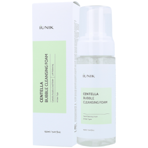 iUNIK - Centella Bubble Cleansing Foam, 150 ml - kojąca pianka do mycia twarzy