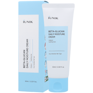 iUNIK - Beta-Glucan Daily Moisture Cream, 60 ml - nawilżający krem do twarzy