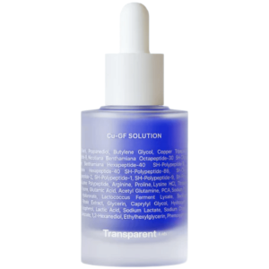 Transparent Lab - Cu-GF Solution Anti-Aging Treatment with Copper Peptide, 30 ml - przeciwstarzeniowe serum do twarzy