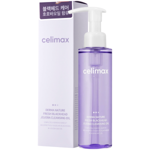 celimax - Fresh Blackhead Jojoba Cleansing Oil, 150 ml - olejek do mycia twarzy