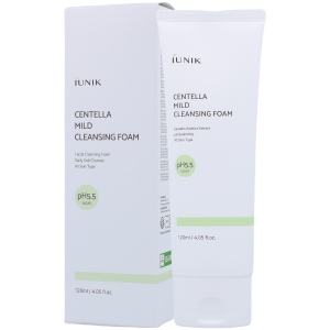 iUNIK - Centella Mild Cleansing Foam, 120 ml - łagodna pianka do oczyszczania twarzy