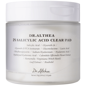 Dr.Althea - 2% Salicylic Acid Clear Pad, 65 szt - złuszczające płatki tonizujące do twarzy