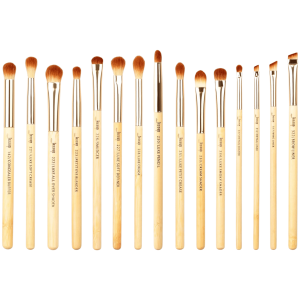 Jessup - Bamboo Eyes Brushes Set, 15 szt - zestaw pędzli do makijażu oczu