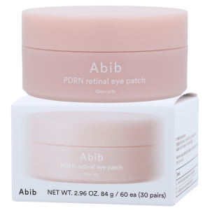 Abib - PDRN Retinal Eye Patch Glow Jelly, 60 szt - hydrożelowe platki pod oczy z PDRN i reinalem