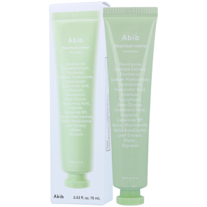 Abib - Heartleaf Crème Calming Tube, 75 ml - kojąco-nawilżający krem do twarzy