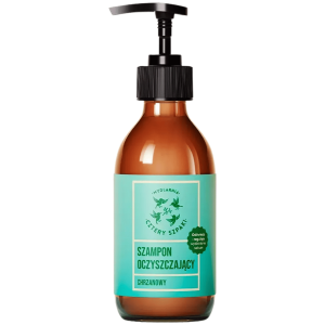 CZTERY SZPAKI - Chrzanowy szampon oczyszczający do włosów , 300 ml