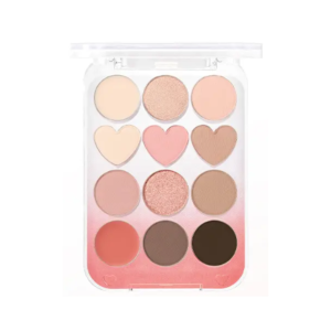 Colorgram - Pin Point Eyeshadow Palette 03 Apricot+Lively=Coral, 5,3 g - paleta cieni do powiek w odcieniach koralowych