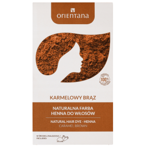 ORIENTANA - Bio Henna Karmelowy Brąz, 100g